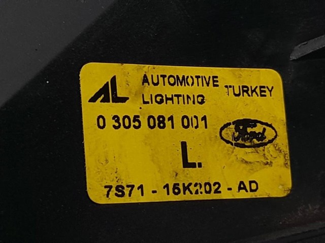 7S7115K202AD Фара противотуманная левая купить Харьков
