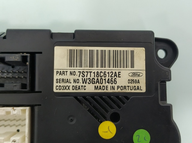 FORD 7S7T18C612AE Блок управления режимами отопления/кондиционирования в наличии Черновцы