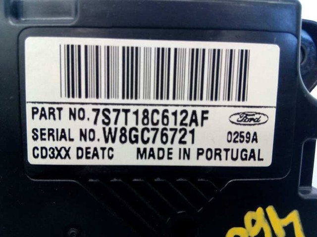 Unidade de controlo dos modos de aquecimento/condicionamento Ford Mondeo 4 CA2