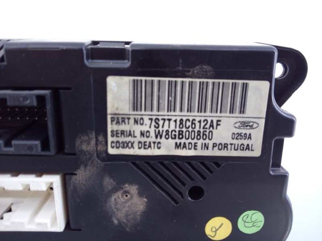 Unidade de controlo dos modos de aquecimento/condicionamento Ford Mondeo 4 CA2