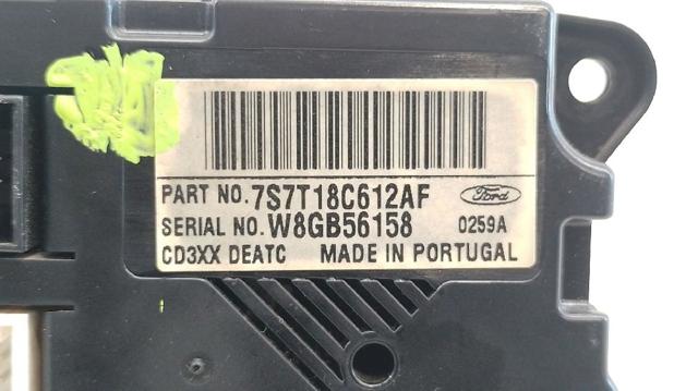 7S7T18C612AF FORD Блок управления режимами отопления/кондиционирования купить в Черновцы