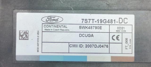 7S7T19G481DC FORD купить в Павлоград