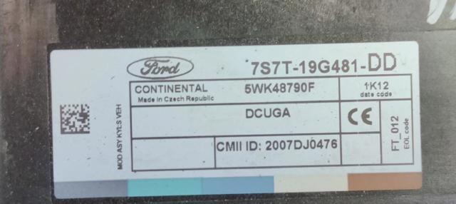 FORD 7S7T19G481DD в наличии Каменское
