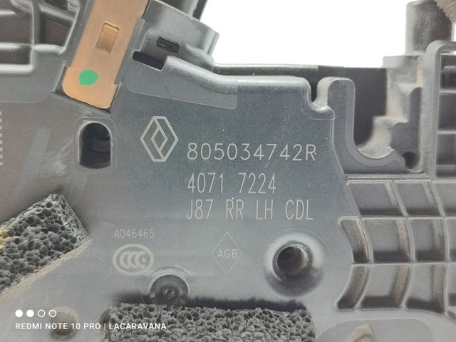 805034742R RENAULT Замок двери задней левой купить в Украина