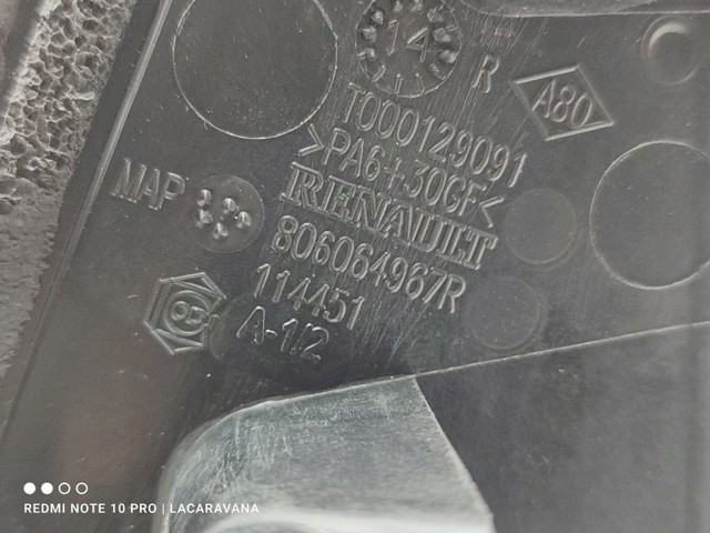 806064967R RENAULT Ручка двери задней наружная правая купить в Чернигов