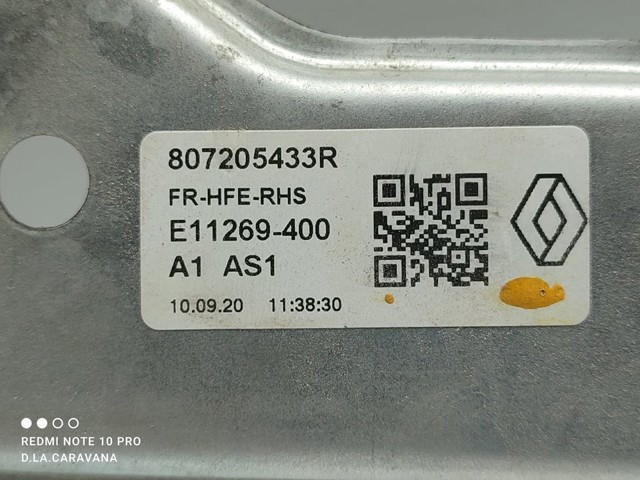 807205433R RENAULT Механизм стеклоподъемника двери передней правой купить в Львов