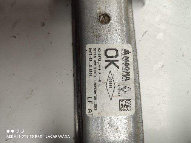 807211440R RENAULT Механизм стеклоподъемника двери передней левой купить в Черкассы
