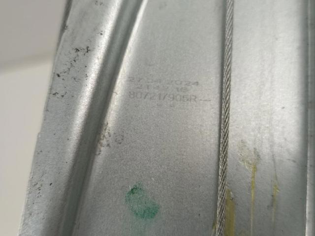 Mecanismo de acionamento de vidro da porta dianteira esquerda Dacia Sandero 3