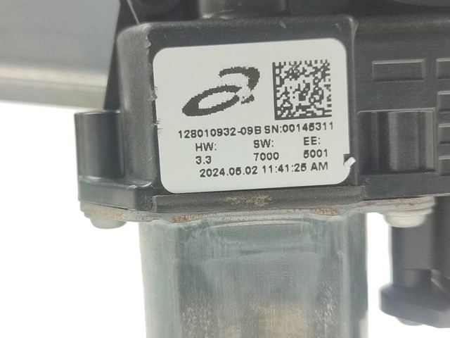 Mecanismo de acionamento de vidro da porta dianteira esquerda Dacia Sandero 3