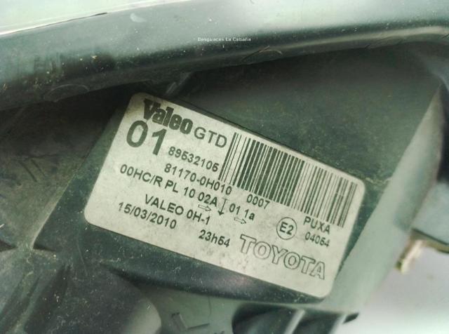 811700H011 TOYOTA Левая фара купить в Хмельницкий