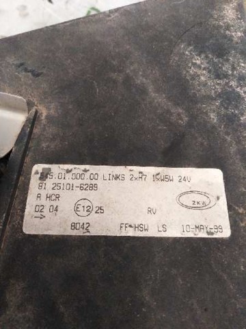 MAN 81251016289 Левая фара в наличии Тернополь