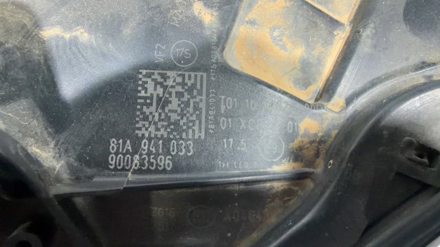 VAG 81A941773D Левая фара в наличии Житомир
