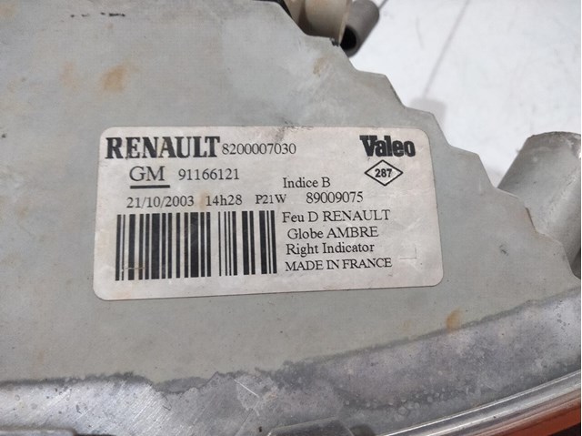 Passageiro dianteiro direito para Renault Trafic II Box/Chassis (EL) (2001-...) 1.9 dCi 100 (EL0C) F9QV7 8200007030