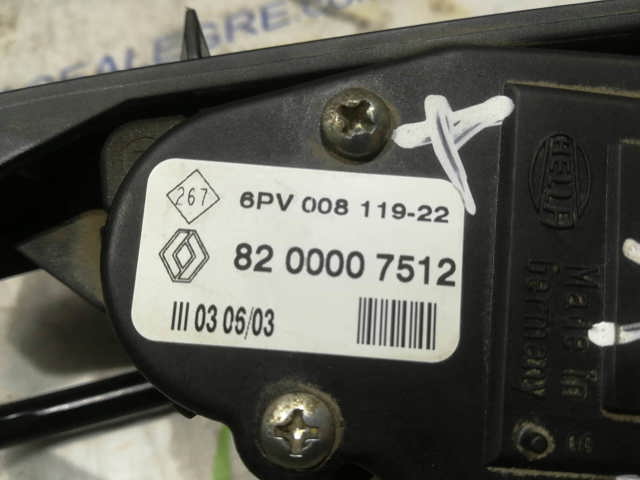 8200007512 Педаль газа купить Сумы