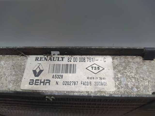 RENAULT 8200008761C Интеркулер в наличии Львов