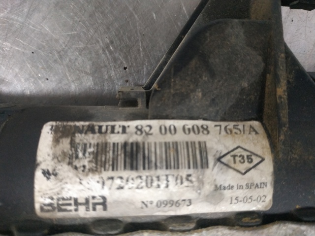 RENAULT 8200008765 Радиатор в наличии Николаев