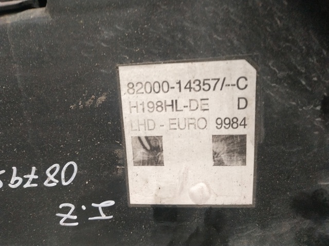 RENAULT 8200014357 Фара левая в наличии Одесса