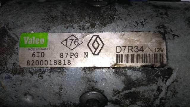 RENAULT 8200018818 Стартер в наличии Черновцы