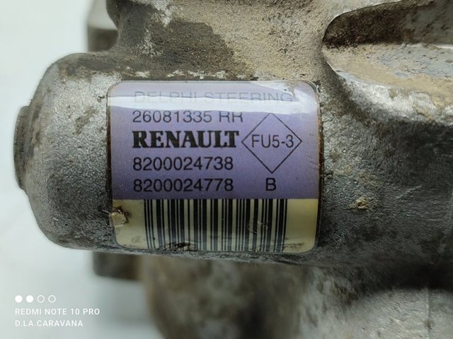 Direção da bomba para Renault Kangoo Express (fc0/1_) (1997-2008) 1.2 16v (fc05,fc0w,fc1d,fc1p,fc1k) d7f g7 8200024738