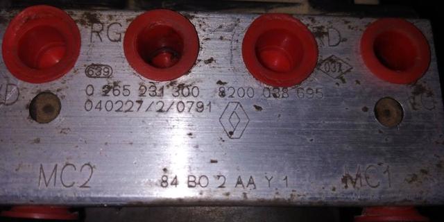 8200038695 RENAULT Блок управления АБС (ABS) гидравлический купить в Харьков
