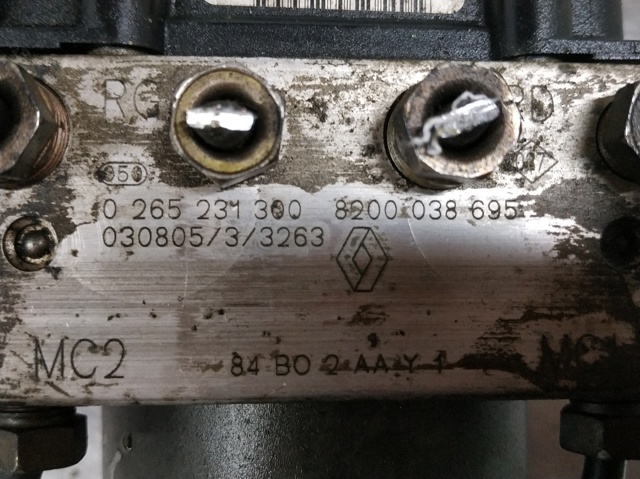 Unidade hidráulico de controlo ABS Renault Scenic 2 JM0, JM1