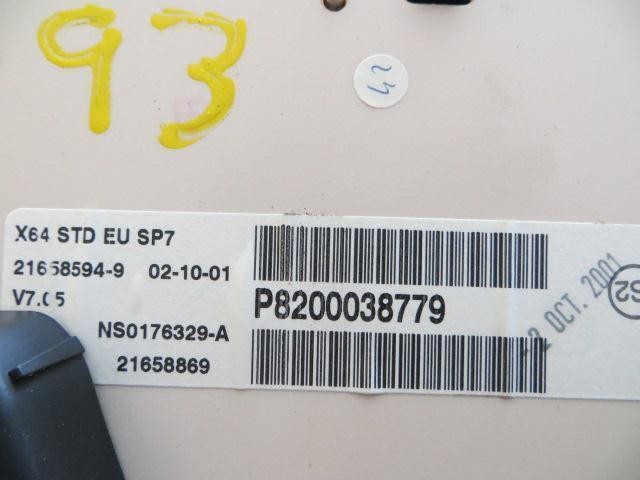 RENAULT 8200038779 Панель приборов в наличии Каменское
