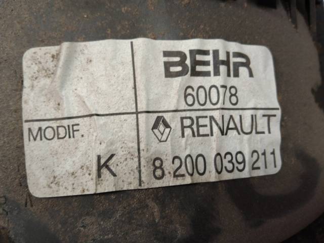 RENAULT 8200039211 Мотор вентилятора печки (отопителя салона) в наличии Винница