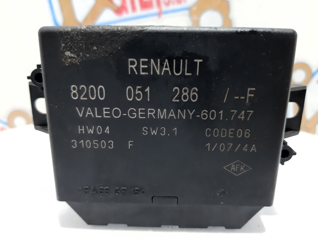 8200051286 RENAULT Модуль управления парктроником купить в Черкассы