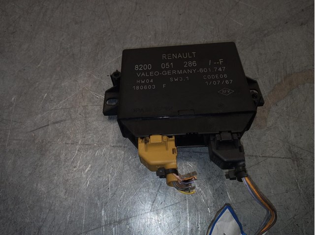 Módulo de direção (Centralina eletrônica) de sensor de estacionamento 8200051286 Renault (RVI)