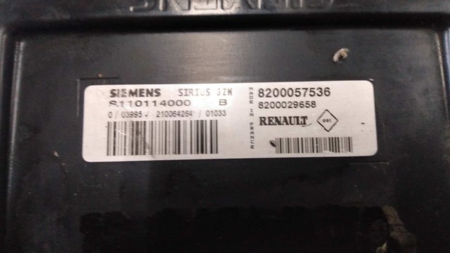 RENAULT 8200057536 Блок управления двигателем в наличии Сумы