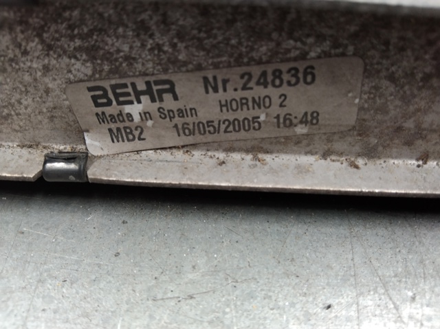 Radiador de intercooler 8200075810 RENAULT