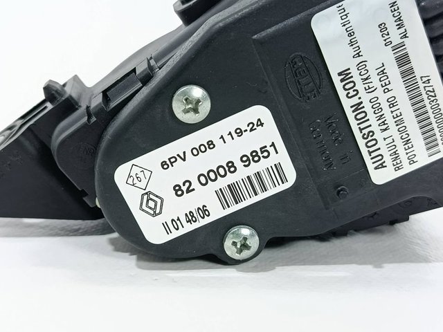 Sensor de posição de pedal de acelerador (de gás) 8200089851 RENAULT