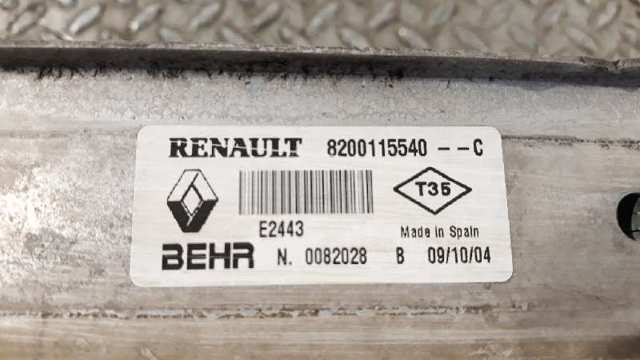 RENAULT 8200115540C Интеркулер в наличии Николаев