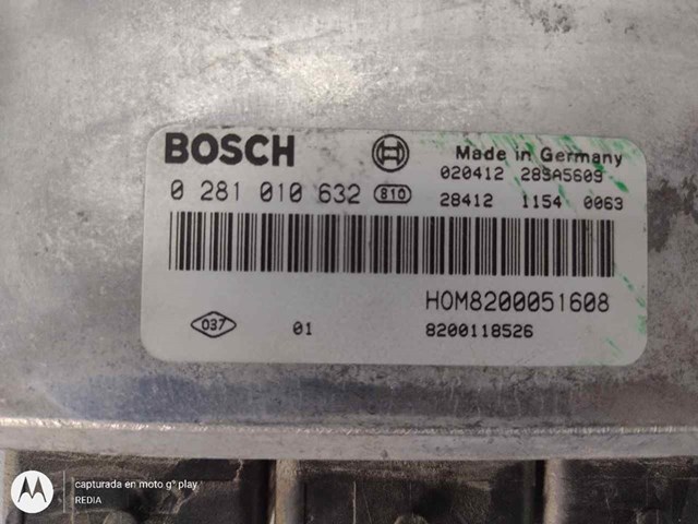 RENAULT 8200118526 Блок управления двигателем в наличии Запорожье