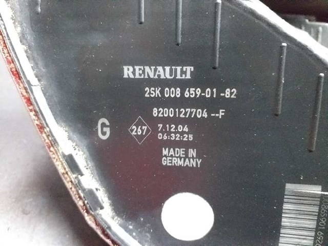 Luz traseira esquerda para Renault Grand Scénic II 1.9 DCI (JM0G, JM12, JM1G, JM2C) F9QD8 8200127704F