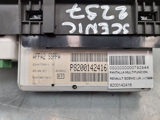 RENAULT 8200142416 Дисплей многофункциональный в наличии Ирпень