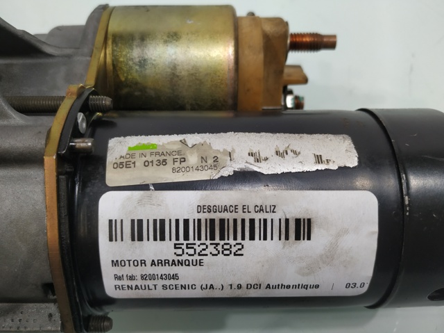 RENAULT 8200143045 Стартер в наличии Тернополь