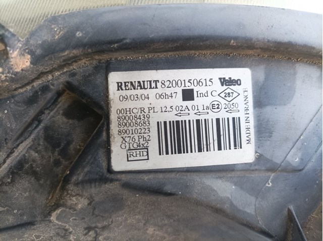 8200150615 RENAULT Левая фара купить в Киев