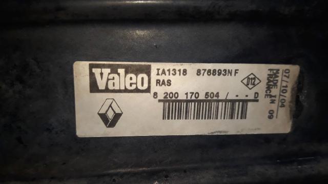 RENAULT 8200170504 Радиатор интеркуллера в наличии Николаев