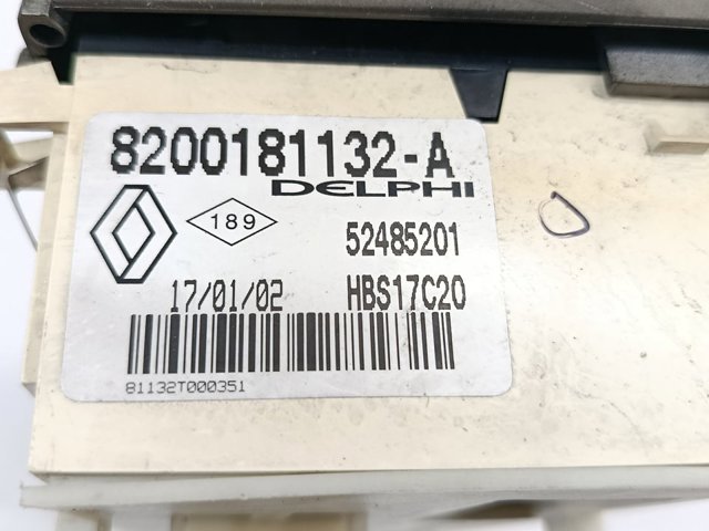8200181132 RENAULT Блок управления режимами отопления/кондиционирования купить в Черновцы