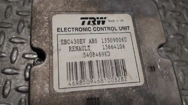 Unidade hidráulico de controlo ABS Renault Master 2 HD, FD