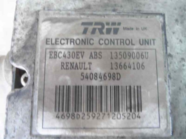 Unidade hidráulico de controlo ABS Renault Master 2 HD, FD