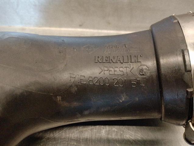 Cano derivado de ar do medidor de consumo do ar Renault Scenic 2 JM0, JM1