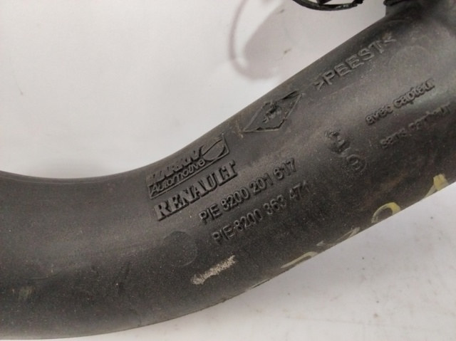 Mangueira (cano derivado) direita de intercooler 8200201617 RENAULT