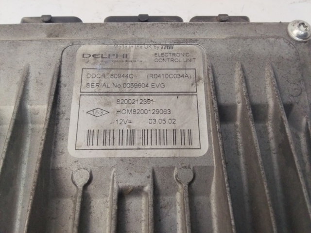 RENAULT 8200212351 Модуль управления (ЭБУ) двигателем в наличии Харьков