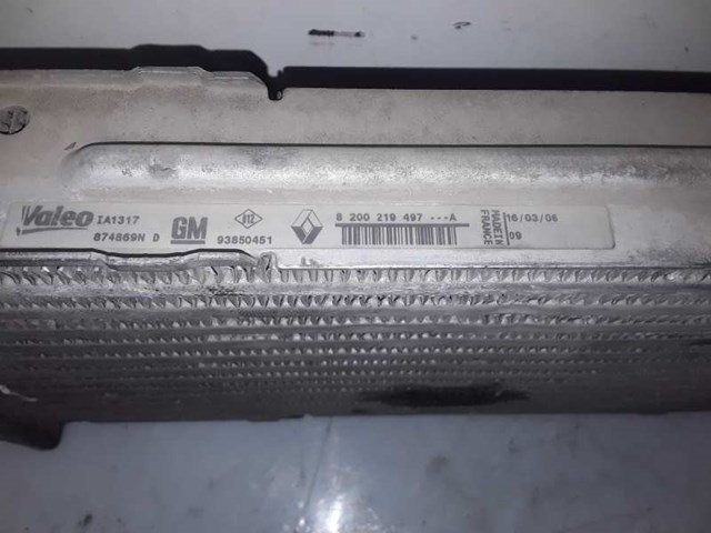 8200219497 Интеркулер купить Павлоград