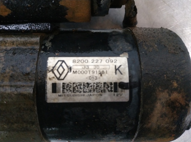 Motor de arranco 8200227092 RENAULT
