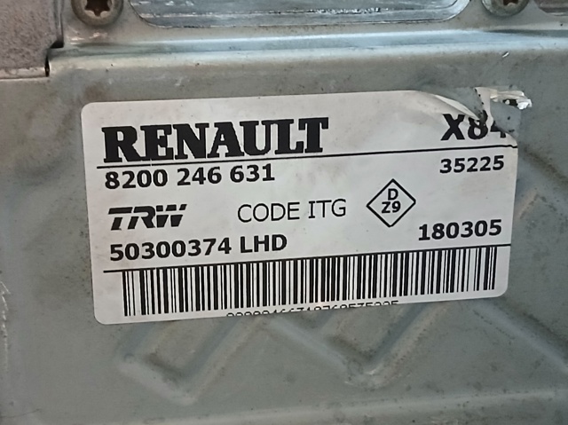 Coluna da direção Renault Megane 2 EM0, EM1