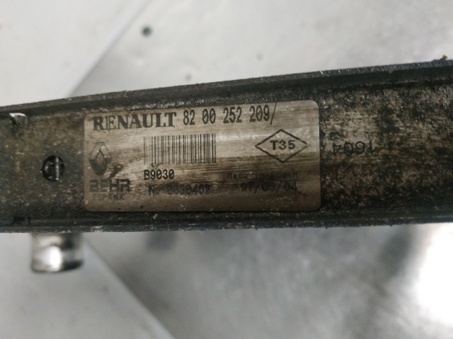 RENAULT 8200252209 Радиатор интеркуллера в наличии Ровно