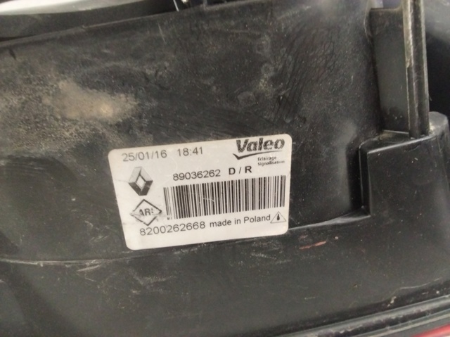8200262668 RENAULT Фонарь задний правый внешний купить в Киев
